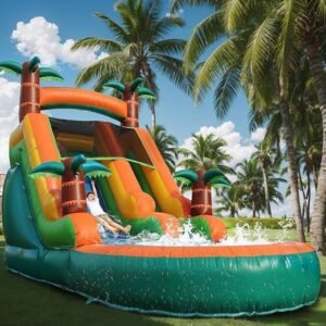 18ft patriot splash water slide